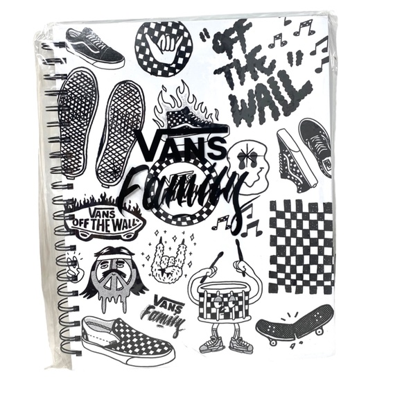 VANS Spiral Notebook 100 Pages Family Exclusive Drawing Sketch VN000DNXN0A1 - Picture 2 of 5